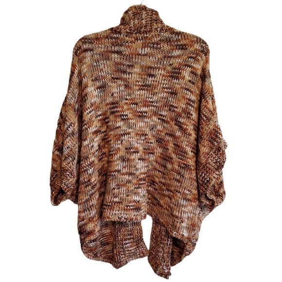 Universal Threads Rustic Color Poncho Open Cardigan - Picture 2 of 7